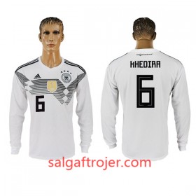 Tyskland Fodboldtrøjer Khedira 6 Hjemmebanesæt VM 2018 Langærmet